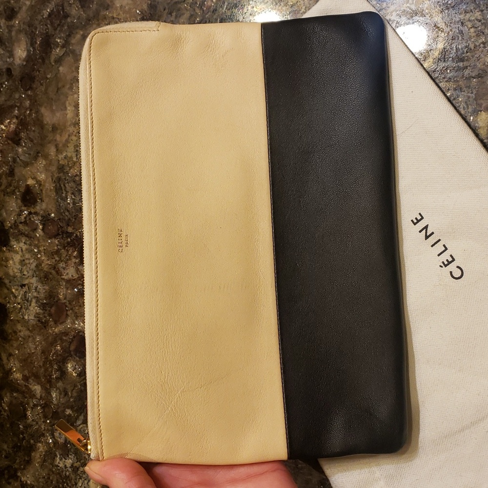 Céline zippy clutch/ pouch